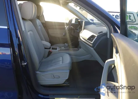 2021 Audi Q5 Premium 45 Tfsi Quattro S Tronic из США, поврежденный, VIN WA1AAAFYXM2071912